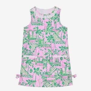 LILLY PULITZER GIRLS SIZE 6 SHIFT DRESS *ALWAYS WORTH IT* MANDEVILLA BABY